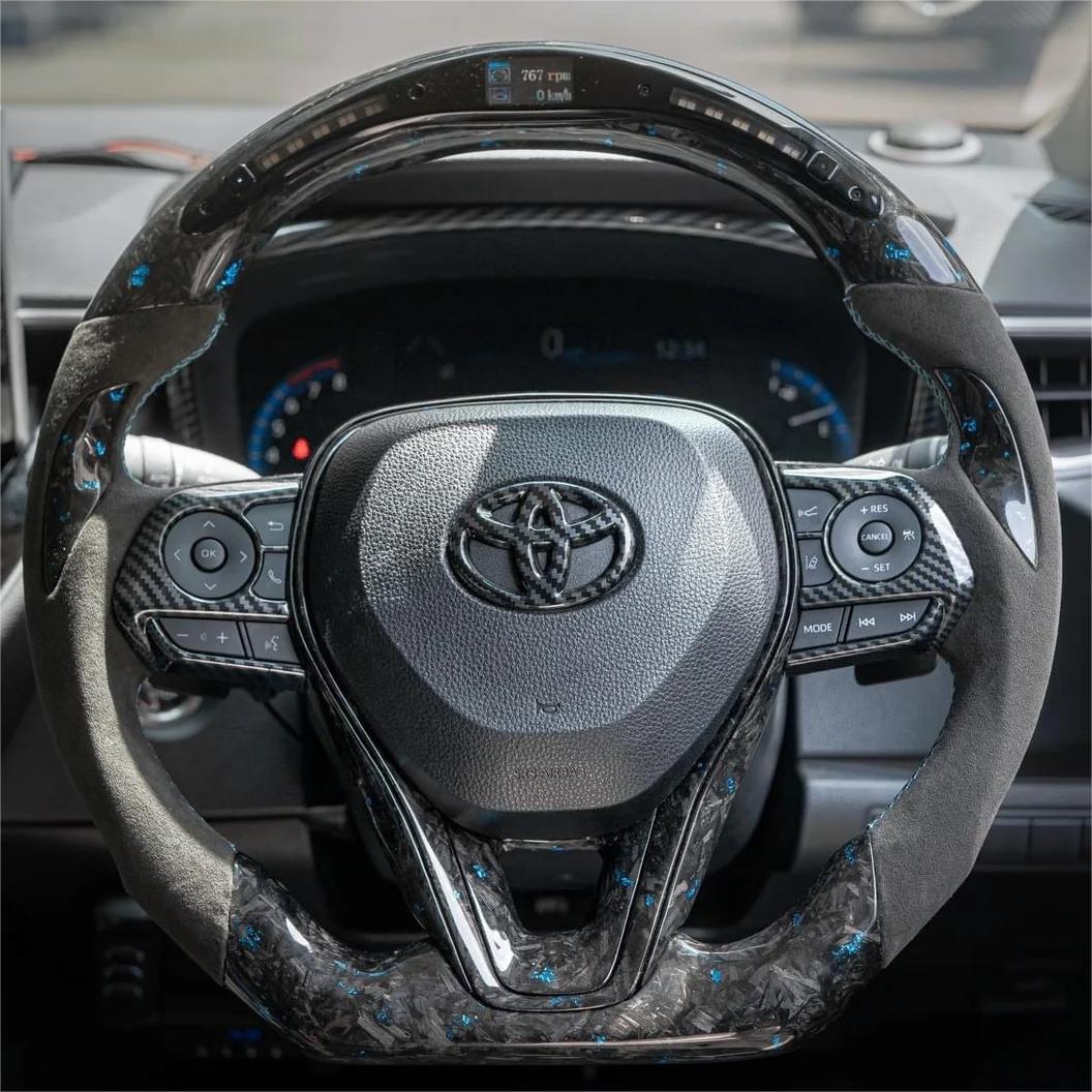 GM. Modi-Hub For Toyota 2019-2023 Corolla Hatchback /2019-2023 RAV4 / 2020-2022 Levin Carbon Fiber Steering Wheel