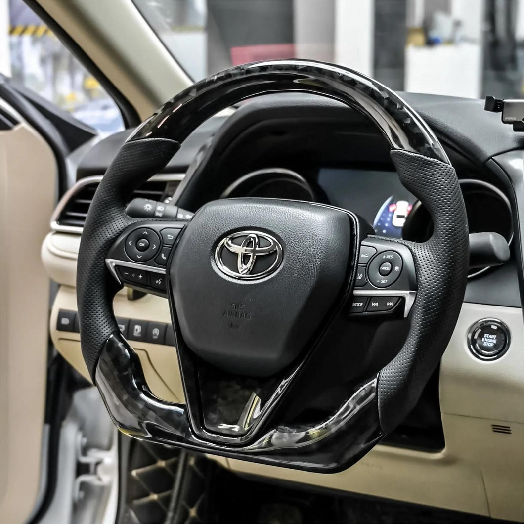 GM. Modi-Hub For Toyota 8th Gen 2018-2023 Camry XSE SE TRD / Avalon / Venza Carbon Fiber Steering Wheel