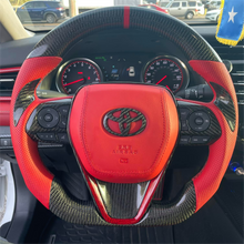 Load image into Gallery viewer, GM. Modi-Hub For Toyota 8th Gen 2018-2023 Camry XSE SE TRD / Avalon / Venza Carbon Fiber Steering Wheel
