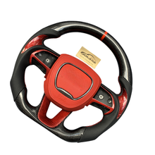 Load image into Gallery viewer, GM. Modi-Hub For Dodge 2016-2023 Charger / 2015-2023 Challenger / 2014-2023 Durango Carbon Fiber Steering Wheel（复制）

