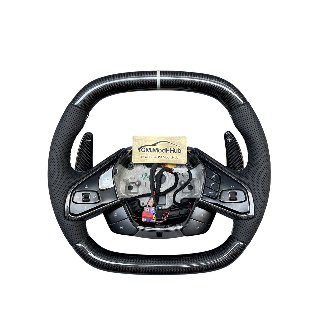 GM. Modi-Hub For Chevrolet 2020-2025 Corvette C8 Carbon Fiber Steering Wheel