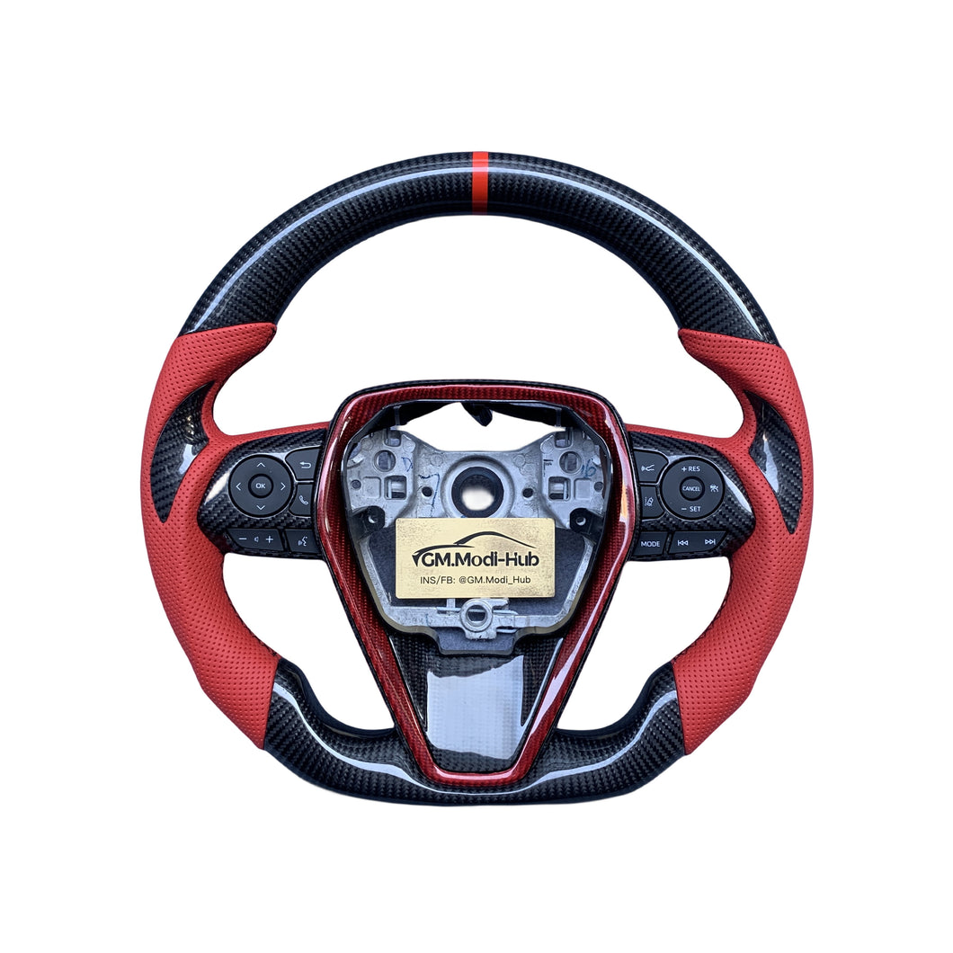 GM. Modi-Hub For Toyota 8th Gen 2018-2024 Camry XSE SE TRD / Avalon / Venza Carbon Fiber Steering Wheel