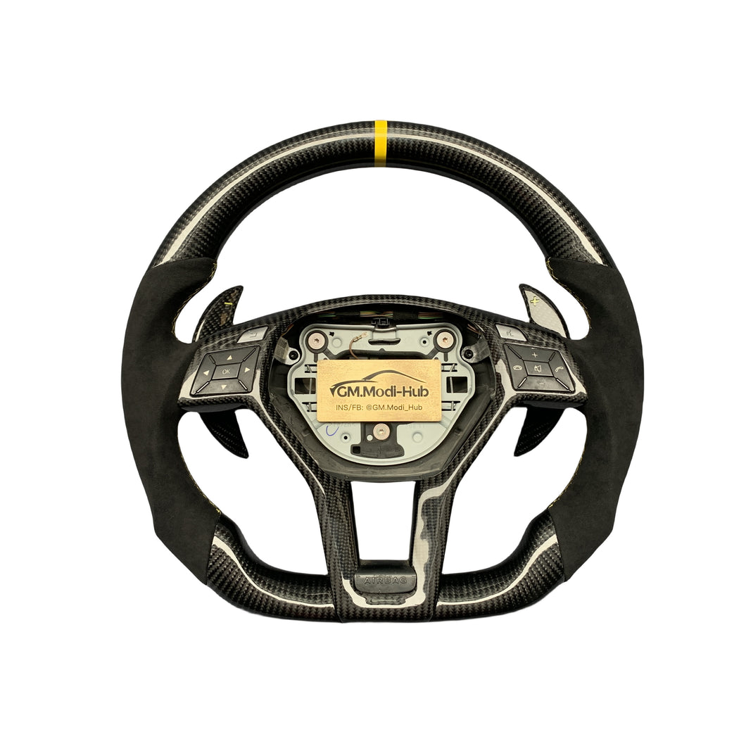 GM. Modi-Hub For Benz W176 W204 W212 W218 E63AMG C63AMG CLA45AMG CLS63AMG C-Class E-Class CLA-Class GLA-Class CLS Carbon Fiber Steering Wheel