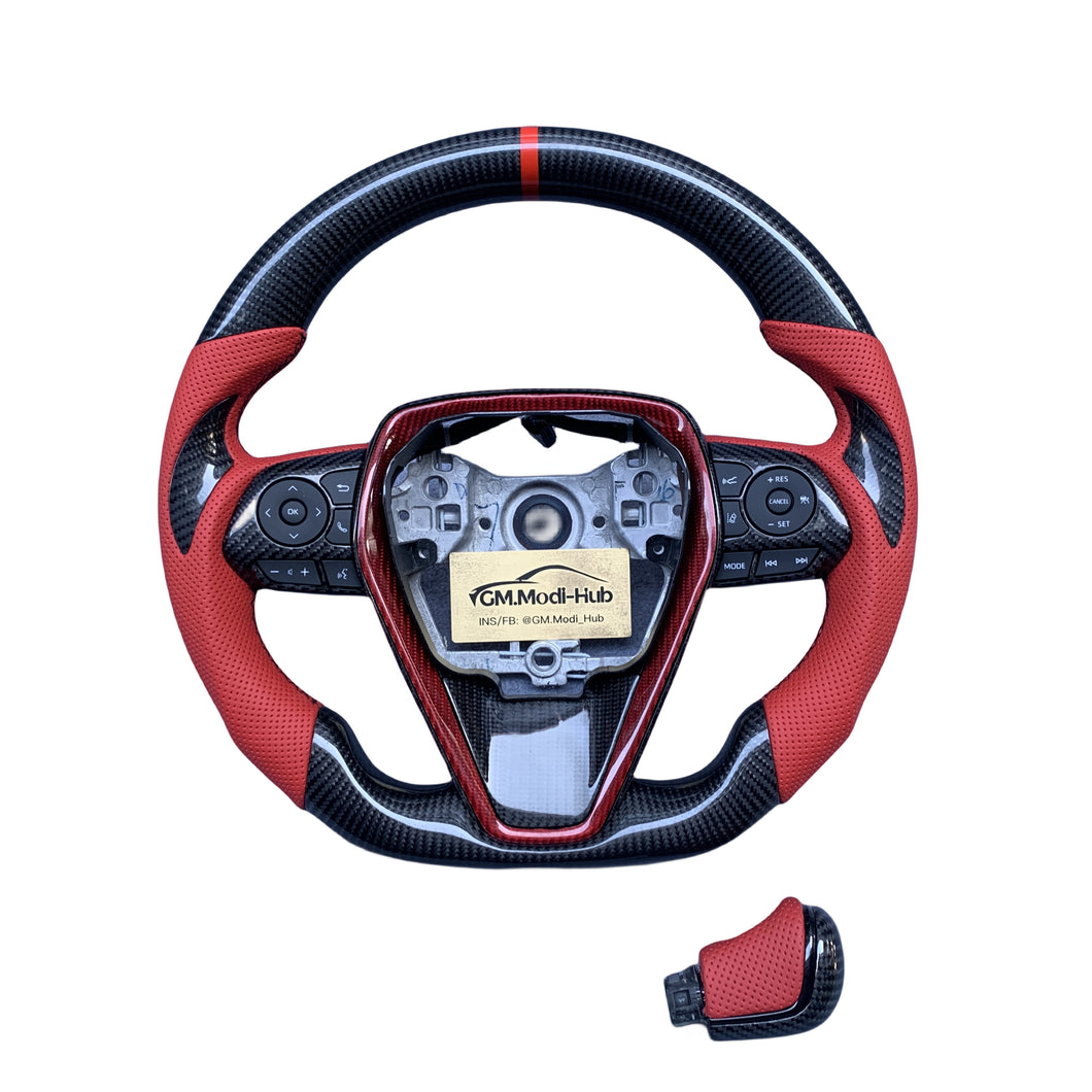 GM. Modi-Hub For Toyota 8th Gen 2018-2024 Camry XSE SE TRD / Avalon / Venza Carbon Fiber Steering Wheel