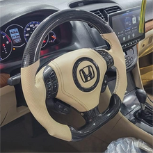Load image into Gallery viewer, For Honda CL9 CL7 2003-2007 Carbon Fiber Steering Wheel
