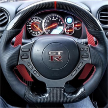 Load image into Gallery viewer, Carbon Fiber Steering Wheel For Nissan GTR R35 | GM. Modi-Hub
