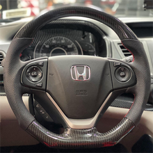 Load image into Gallery viewer, Carbon Fiber Steering Wheel For Honda 4th Gen CRV 2012-2016 | GM. Modi-Hub
