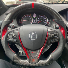 Load image into Gallery viewer, Carbon Fiber Steering Wheel For Acura TLX 2015-2020 | MDX 2014-2020 | GM. Modi-Hub
