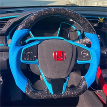 Load image into Gallery viewer, Carbon Fiber Steering Wheel For Honda 10th gen Civic 2016-2021 | GM. Modi-Hub
