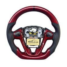 Load image into Gallery viewer, Red Carbon Fiber Steering Wheel For Ford Fiesta ST 2014-2019 | GM. Modi-Hub
