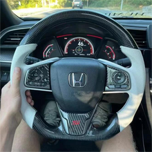Load image into Gallery viewer, Carbon Fiber Steering Wheel For Honda 10th gen Civic | GM. Modi-Hub
