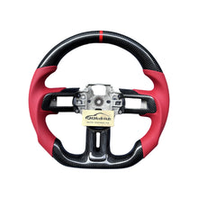Load image into Gallery viewer, Real Carbon Fiber Steering Wheel For Ford Mustang 2015-2017 | GM. Modi-Hub
