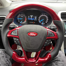 Load image into Gallery viewer, For Ford 2013-2024 Edge Carbon Fiber Steering Wheel | GM. Modi-Hub
