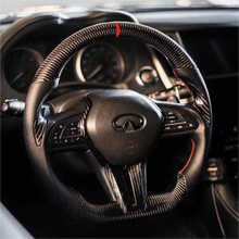 Load image into Gallery viewer, Carbon Fiber Steering Wheel For Infiniti Q60 2017-2024 | GM. Modi-Hub
