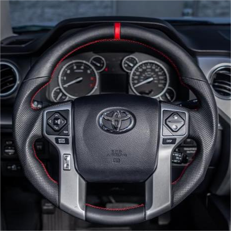 GM. Modi-Hub For Toyota 2014-2021 Tundra Sequoia / 2016-2022 Tacoma 4Runner Full Leather Steering Wheel