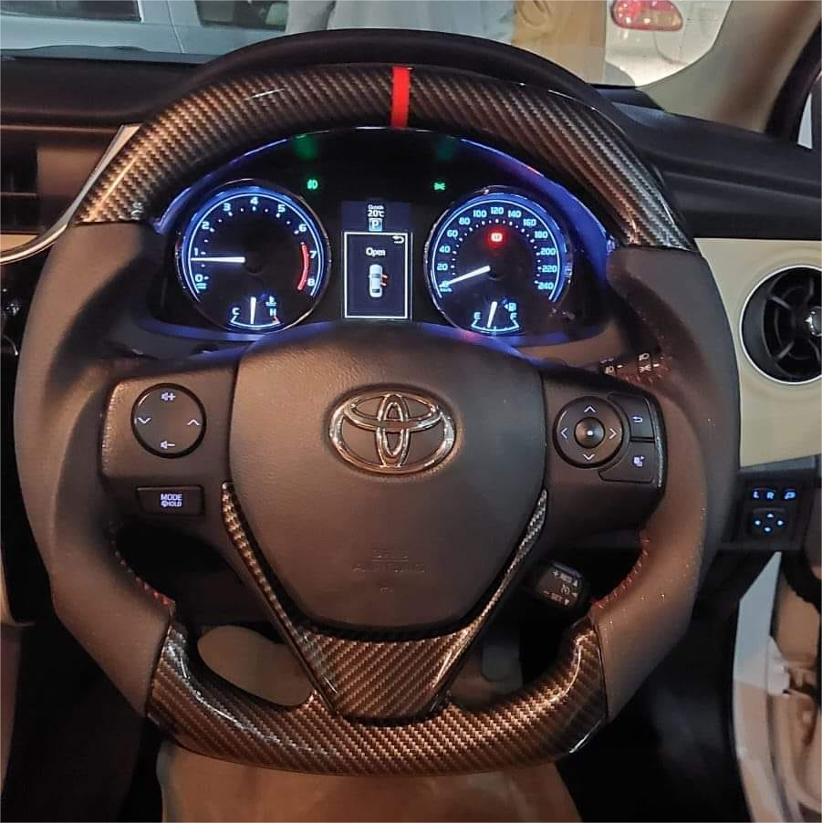 GM. Modi-Hub For Toyota 2014-2018 Corolla / 2013-2018 RAV4 / 2013-2019 Levin Carbon Fiber Steering Wheel