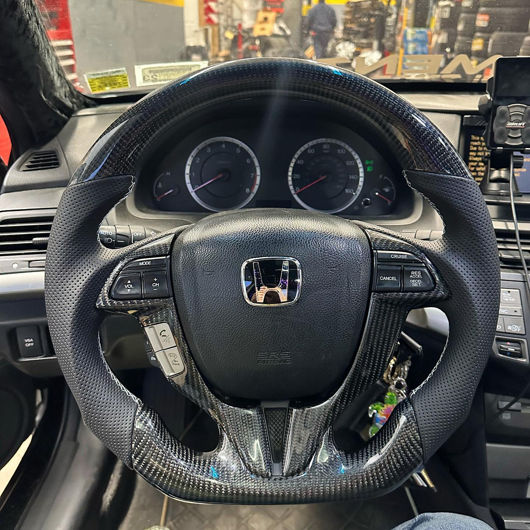GM. Modi-Hub For Honda 2008-2012 8th gen Accord Coupe / 2011-2017 Odyssey Carbon Fiber Steering Wheel