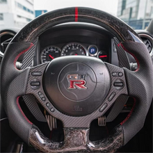 Load image into Gallery viewer, GM. Modi-Hub For Nissan 2009-2016 GTR R35 Forged Carbon Fiber Steering Wheel
