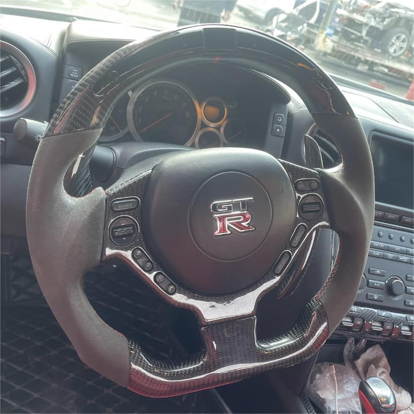 GM. Modi-Hub For Nissan 2009-2016 GTR R35 Carbon Fiber Steering Wheel
