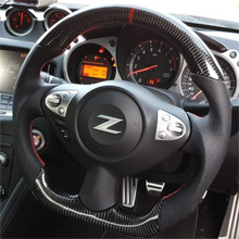 Load image into Gallery viewer, GM. Modi-Hub For Nissan 2009-2020 Z Coupe 370Z / 2018-2019 Sentra / 2009-2014 Maxima / 2010-2019 Juke Carbon Fiber Steering Wheel
