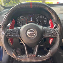 Load image into Gallery viewer, GM. Modi-Hub For Nissan 2018-2023 leaf Kicks / 2019-2023 Altima Versa Sentra / 2020-2023 Juke Carbon Fiber Steering Wheel
