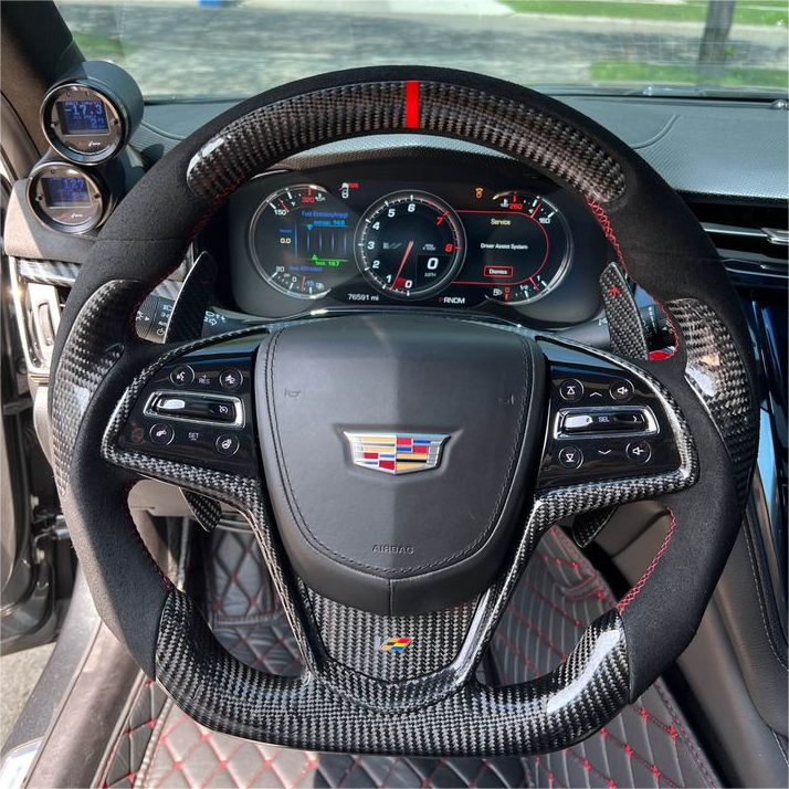 GM. Modi-Hub For Cadillac 2013-2019 ATS / 2014-2016 ELR / 2014-2019 CTS Carbon Fiber Steering Wheel