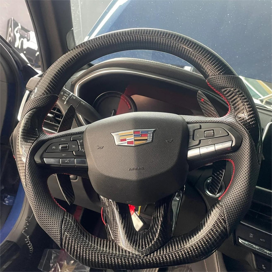 GM. Modi-Hub For Cadillac 2020-2023 CT4 / CT5 / 2019-2023 XT4 Carbon Fiber Steering Wheel