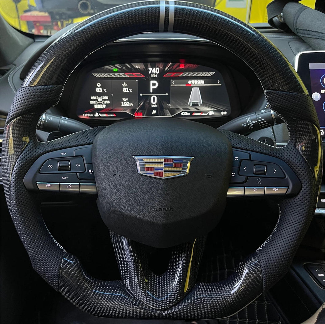GM. Modi-Hub For Cadillac 2020-2023 CT4 / CT5 / 2019-2023 XT4 Carbon Fiber Steering Wheel