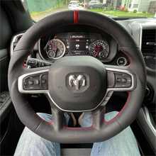 Load image into Gallery viewer, GM. Modi-Hub For 2019-2023 Dodge Ram 1500 2500 3500 Full Leather Steering Wheel
