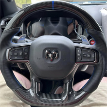 Load image into Gallery viewer, GM. Modi-Hub For 2019-2023 Dodge Ram 1500 2500 3500 Carbon Fiber Steering Wheel
