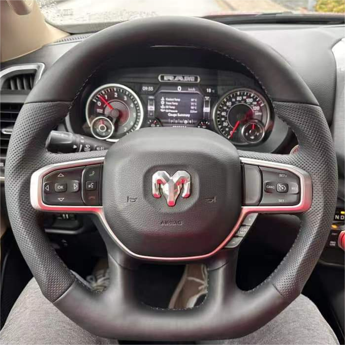 GM. Modi-Hub For 2019-2023  Dodge Ram 1500 2500 3500 Full Leather Steering Wheel