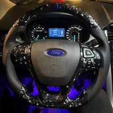 Load image into Gallery viewer, GM. Modi-Hub For Ford 2011-2014 Edge / 2011-2015 Explorer /2011-2020 Flex / 2013-2019 Taurus Carbon Fiber Steering Wheel
