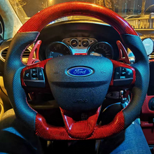 Load image into Gallery viewer, GM. Modi-Hub For Ford 2018-2021 Fiesta / 2018-2021 Focus MK4/2020-2023 BroncoSport /2020-2021 Escape/ 2023 E-Transit Carbon Fiber Steering Wheel

