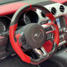 Load image into Gallery viewer, GM. Modi-Hub For Ford 2018-2023 Mustang Carbon Fiber Steering Wheel
