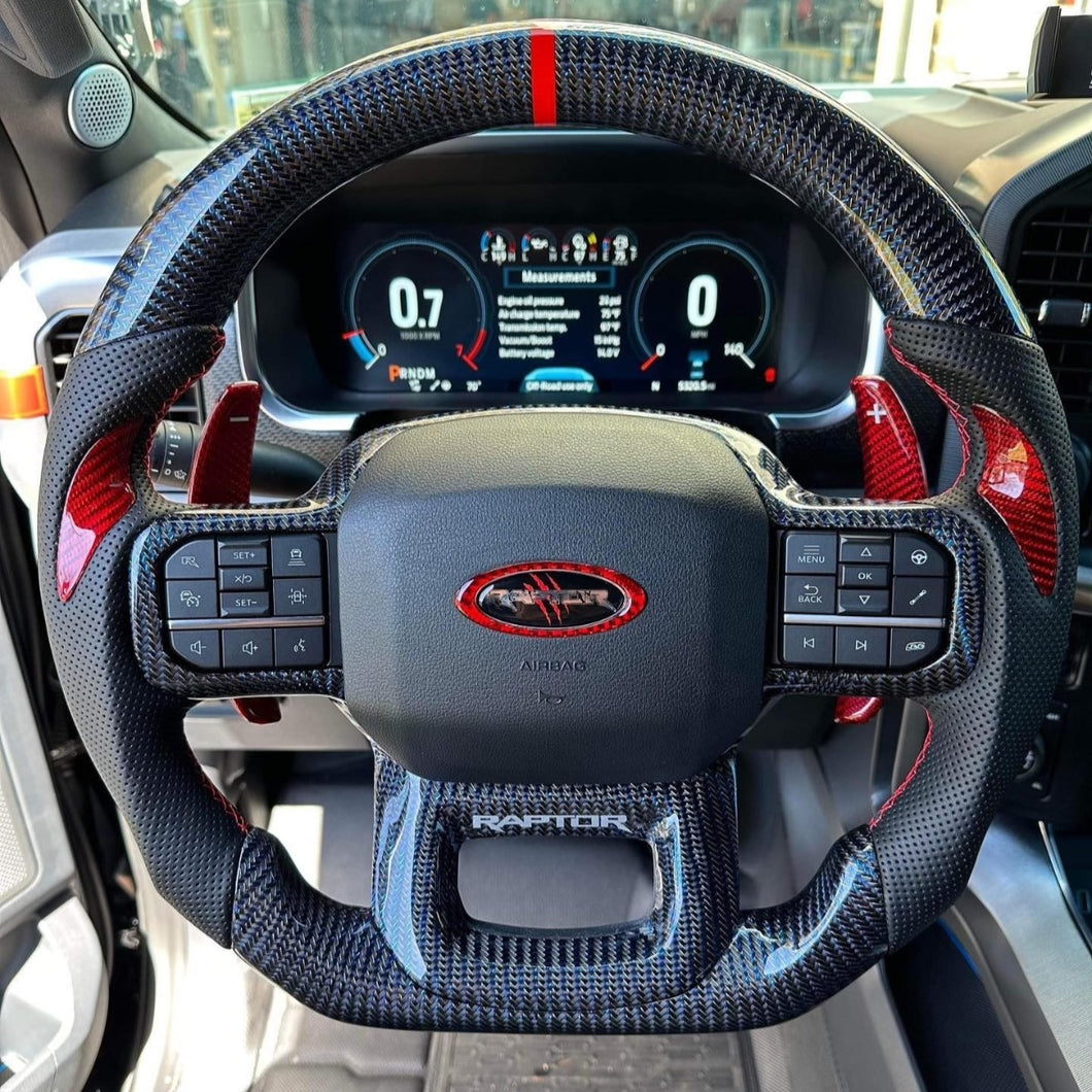 GM. Modi-Hub For Ford 2021-2023 F150 Raptor  Carbon Fiber Steering Wheel