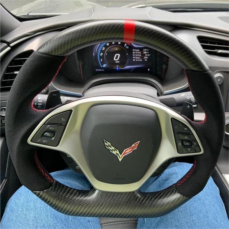 GM. Modi-Hub For Chevrolet 2014-2019 Corvette C7 Carbon Fiber Steering Wheel