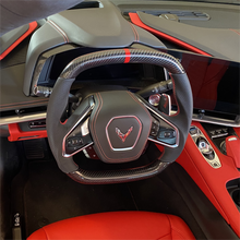 Load image into Gallery viewer, GM. Modi-Hub For Chevrolet 2020-2023 Corvette C8 Carbon Fiber Steering Wheel
