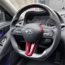 Load image into Gallery viewer, GM. Modi-Hub For Infiniti 2017-2022 Q60 / 2018-2020 Q50 / 2022-2023 QX55 / 2019-2023 QX50 Carbon Fiber Steering Wheel
