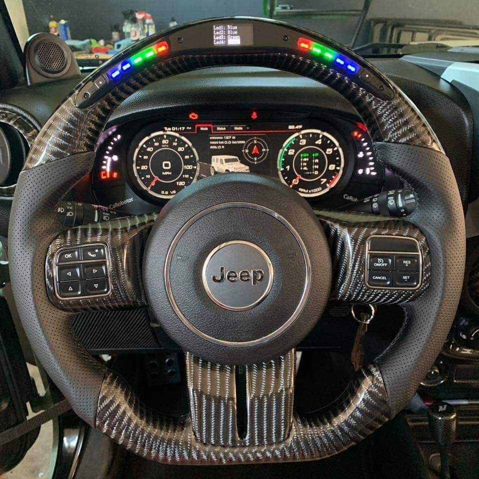 GM. Modi-Hub For Jeep 2011-2018 Wrangler Carbon Fiber Steering Wheel