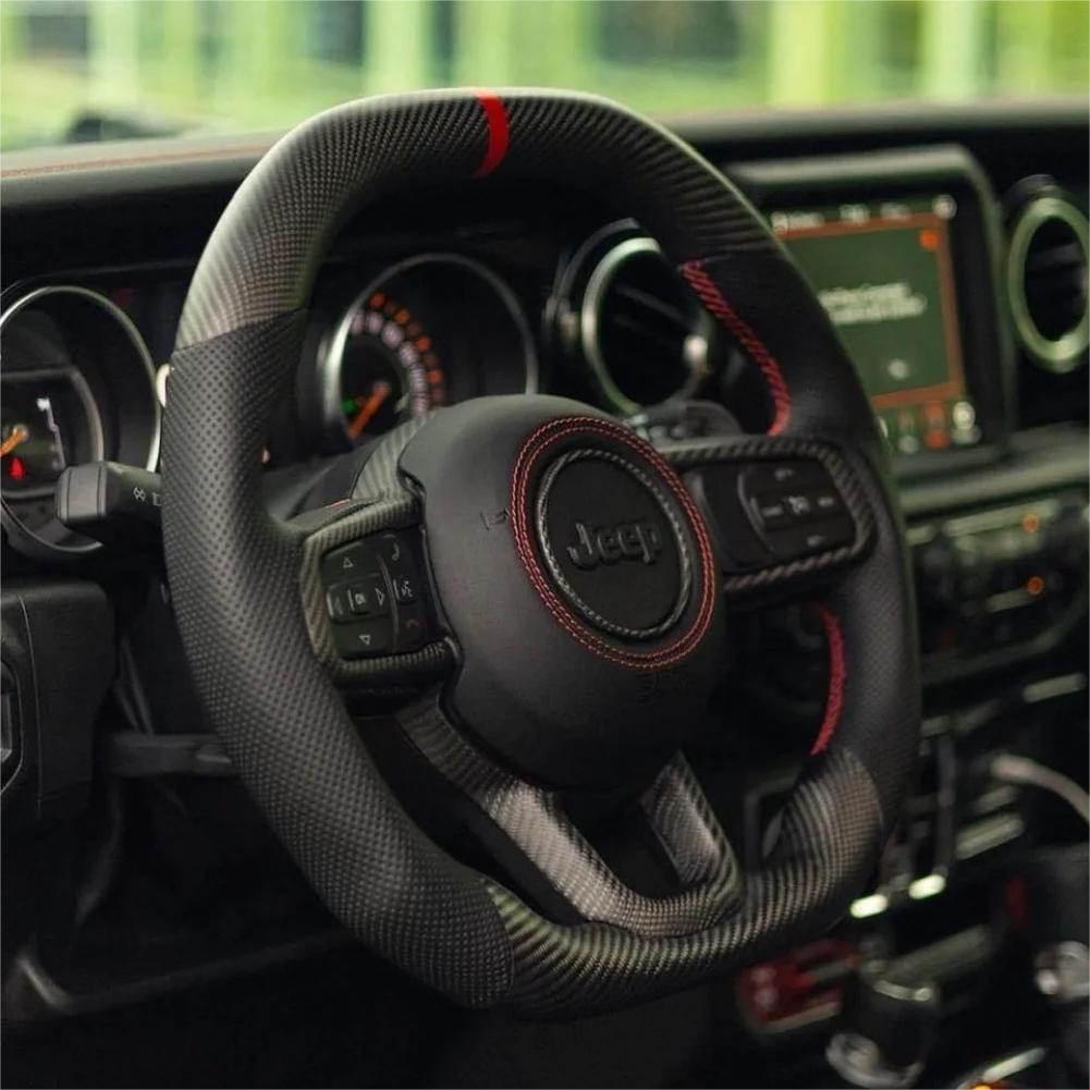 GM. Modi-Hub For Jeep 2019-2024 Wrangler / 2018-2024 Gladiator Carbon Fiber Steering Wheel