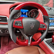 Load image into Gallery viewer, GM. Modi-Hub For Maserati 2014-2020 Ghibli / 2017-2023 Levante / 2014-2022 Quattroporte  Carbon Fiber Steering Wheel
