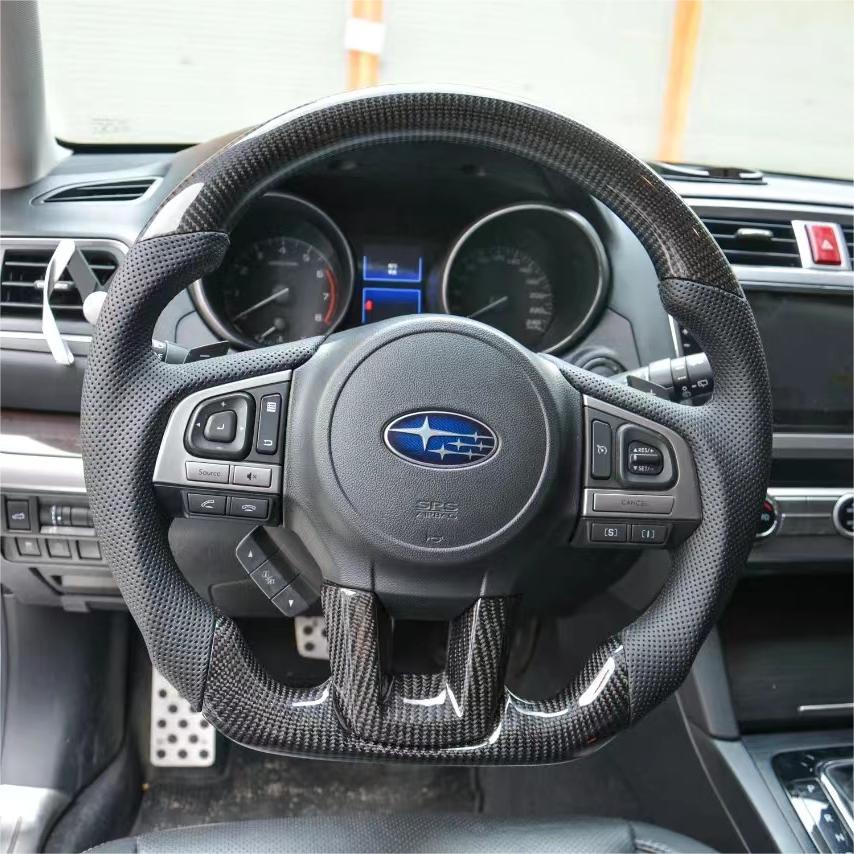 GM. Modi-Hub For Subaru 2016-2017 Crosstrek XV 2017-2018 Forester 2015-2017 Outback Carbon Fiber Steering Wheel