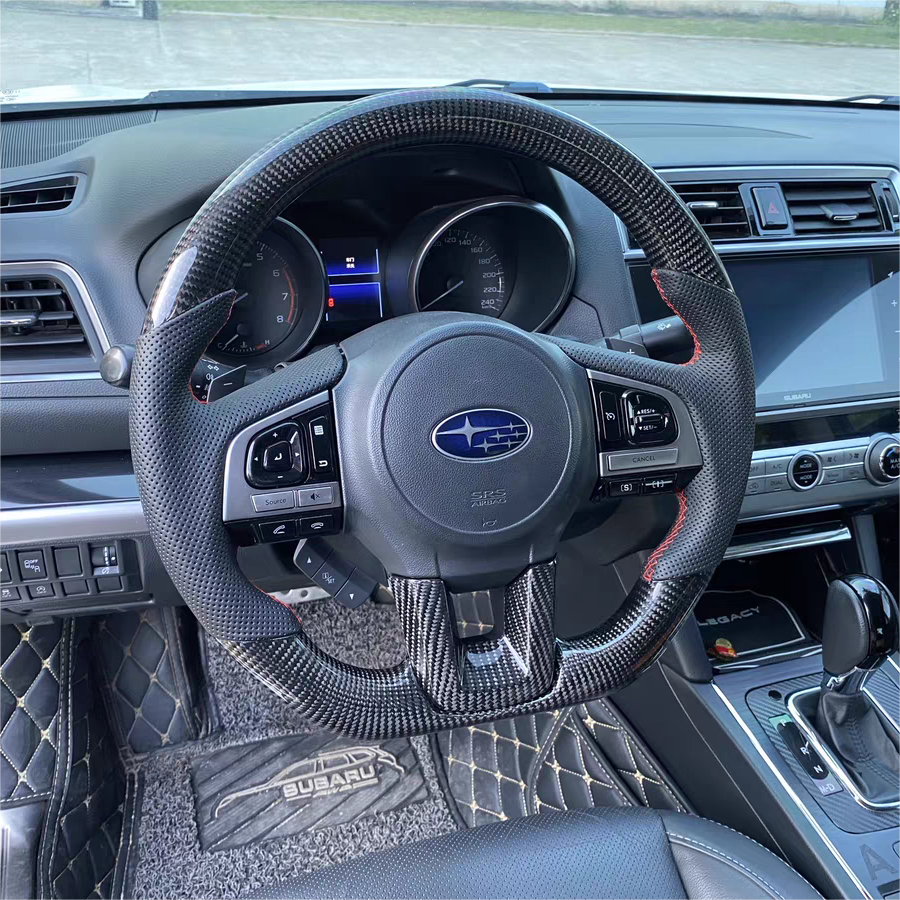 GM. Modi-Hub For Subaru 2016-2017 Crosstrek XV 2017-2018 Forester 2015-2017 Outback Carbon Fiber Steering Wheel