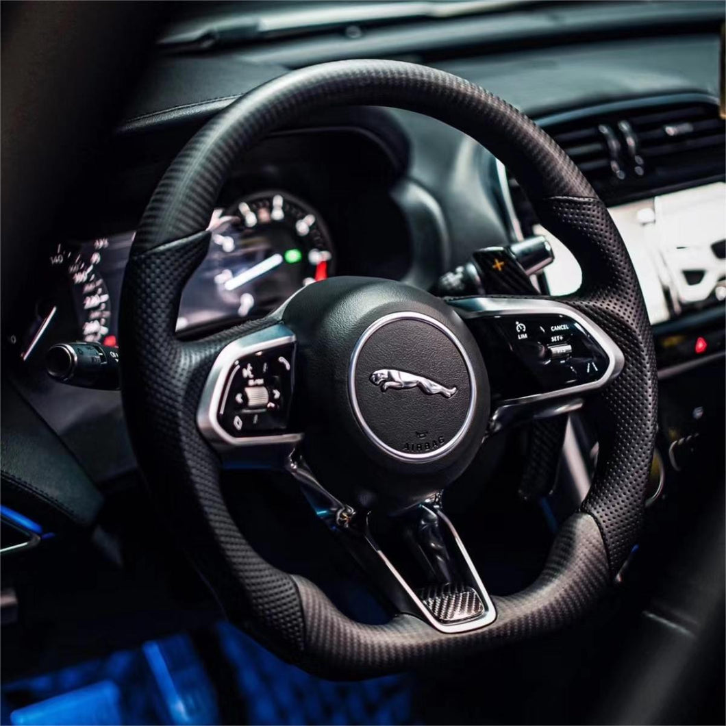 GM. Modi-Hub For Jaguar 2021-2023 XF XEL XFL F-PACE / 2018-2023 I-PACE / 2020-2023 XE  Carbon Fiber Steering Wheel