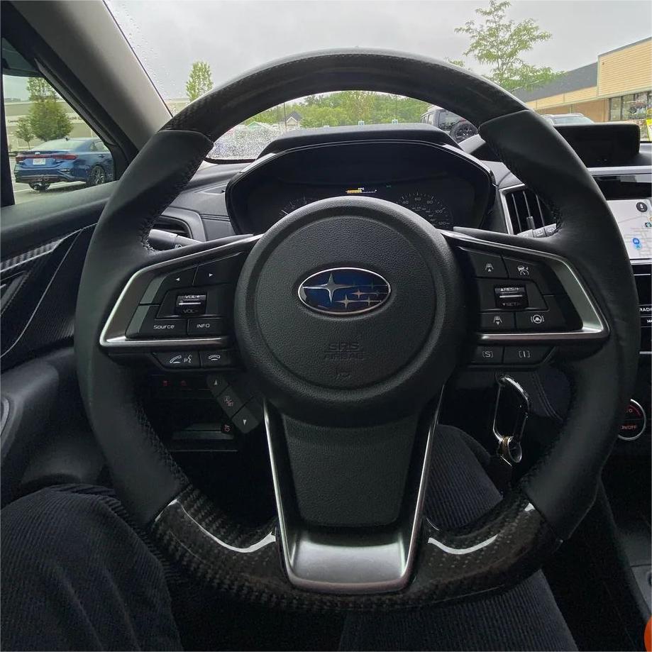GM. Modi-Hub For Subaru 2018-2021 Crosstrek XV 2019-2021 Forester 2018-2021 Outback 2019-2021 Ascent Carbon Fiber Steering Wheel