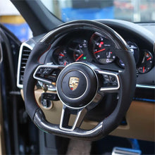 Load image into Gallery viewer, GM. Modi-Hub For Porsche 2013-2019 911 / 2014-2020 Macan / 2015-2024 Cayenne / 2016-2023 718 / 2017-2024 Panamera / 2016-2023 718 Boxster / 2012-2023 718 Cayman / 2015 918 Carbon Fiber Steering Wheel
