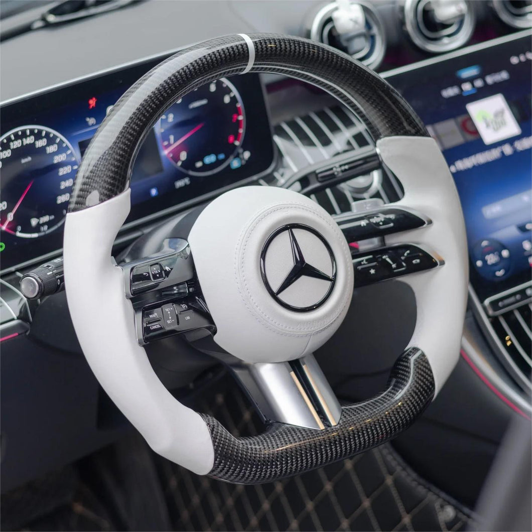 GM. Modi-Hub For Benz W177 W205 W204 W222 W212 W246 B-Class C-Class E-Class GLK GLC CLA GLA Carbon Fiber Steering Wheel