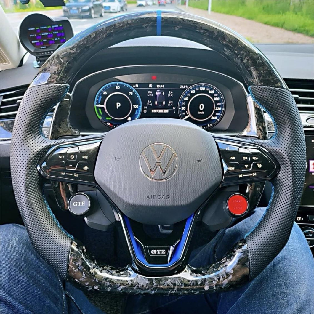 GM. Modi-Hub For VW 2020+ Golf 8 MK8 GTI Passat B8 Jetta Arteon Tiguan Atlas Taos Carbon Fiber Steering Wheel