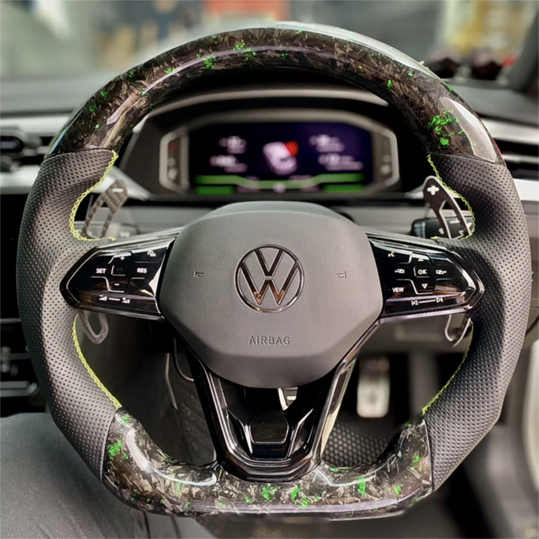 GM. Modi-Hub For VW 2020+ Golf 8 MK8 GTI Passat B8 Jetta Arteon Tiguan Atlas Taos Carbon Fiber Steering Wheel