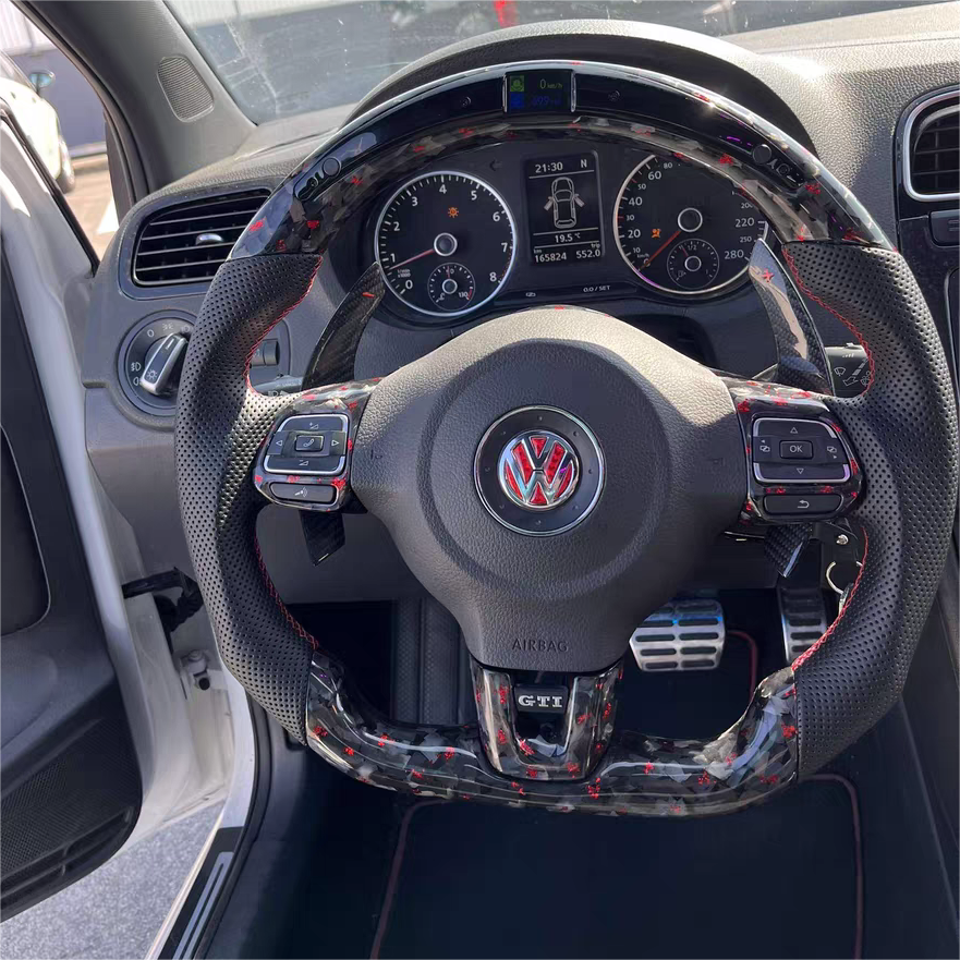 GM. Modi-Hub For VW 2010-2014 MK6 / 2006-2010 Jetta / 2010-2015 Passat / 2011-2018 Tiguan / 2009-2017 CC Carbon Fiber Steering Wheel